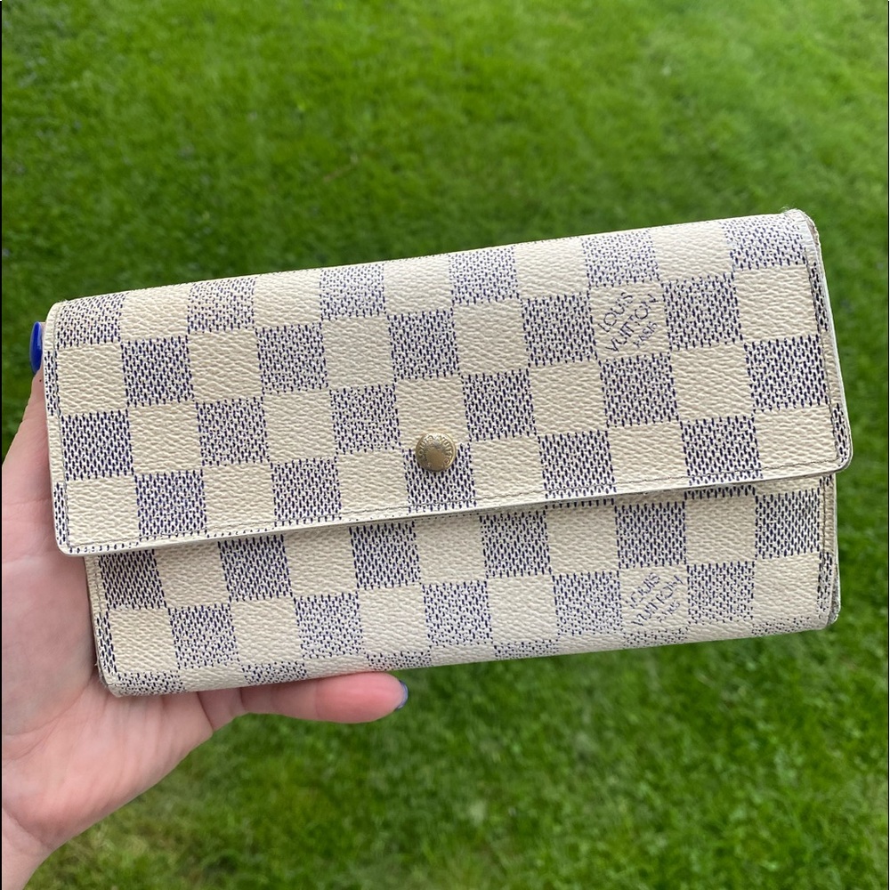 Louis Vuitton Damier Azur Trifold Wallet